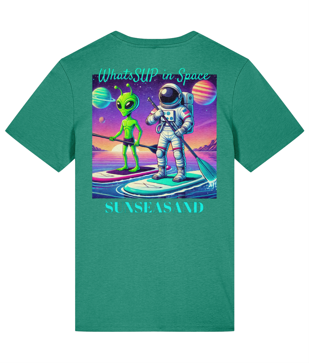 WhatSUP in Space Printed Tee
