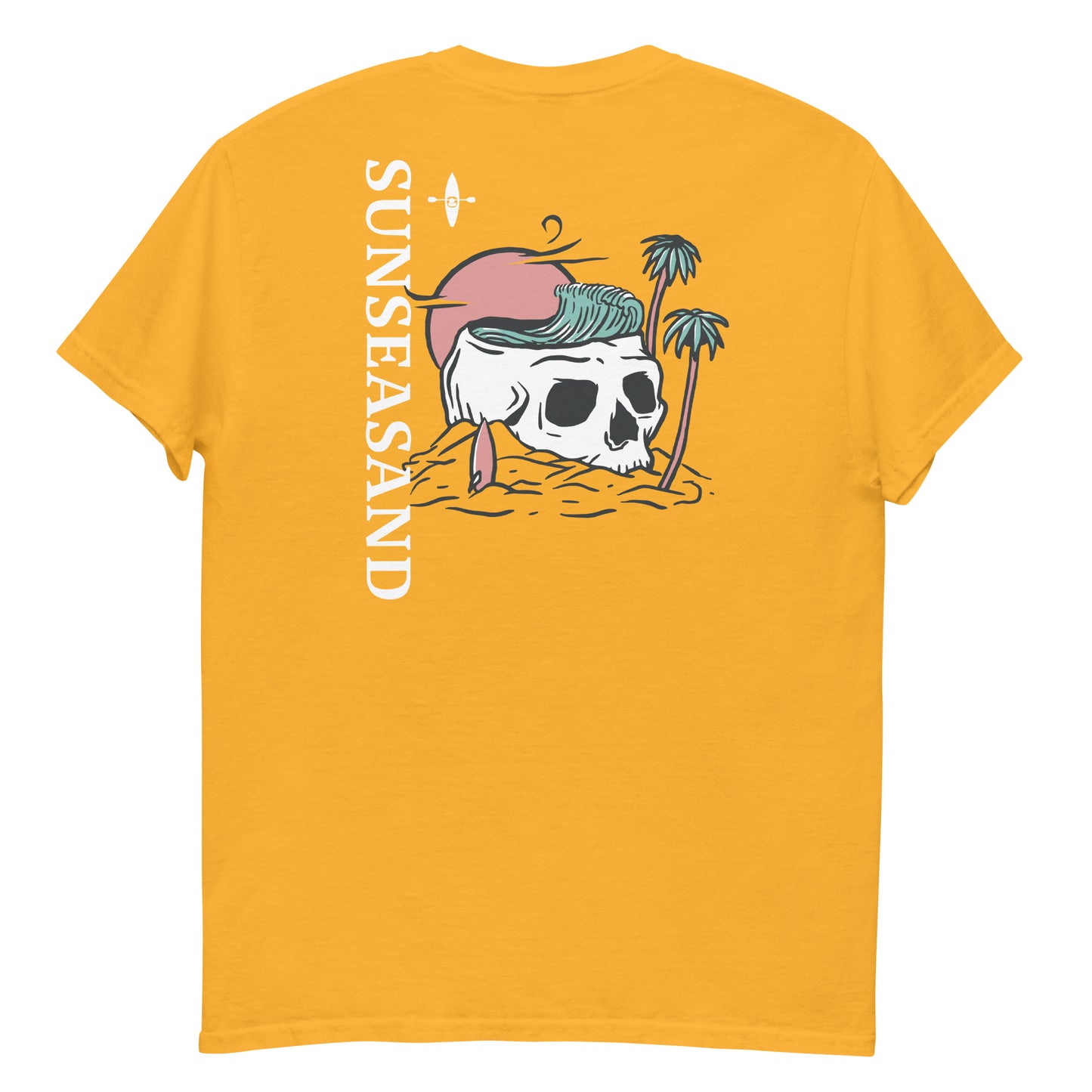 Mens Skull Printed Classic Tee