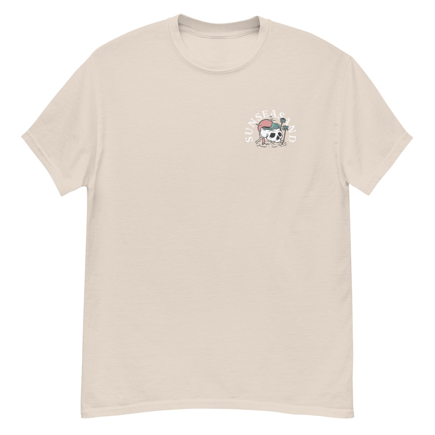 Mens Skull Printed Classic Tee