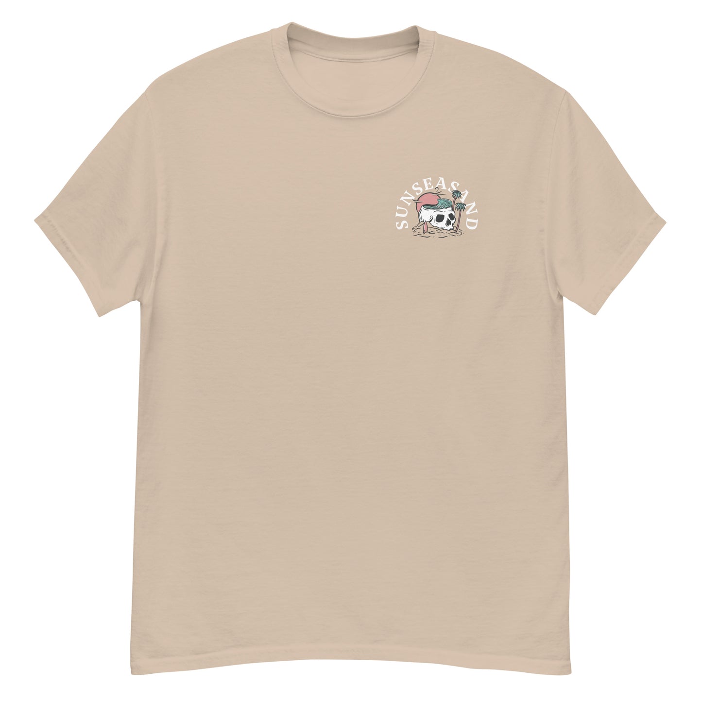 Mens Skull Printed Classic Tee