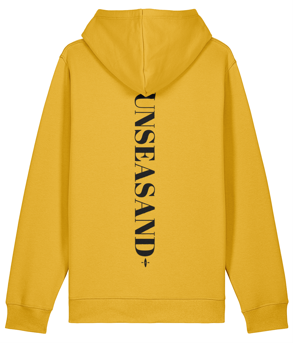 Sunseasand Embroidered Black Logo Printed Back Hoodie