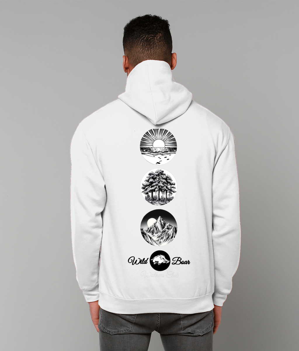 Mens Sunseasand Wild Boar Walkers Club Hoodie