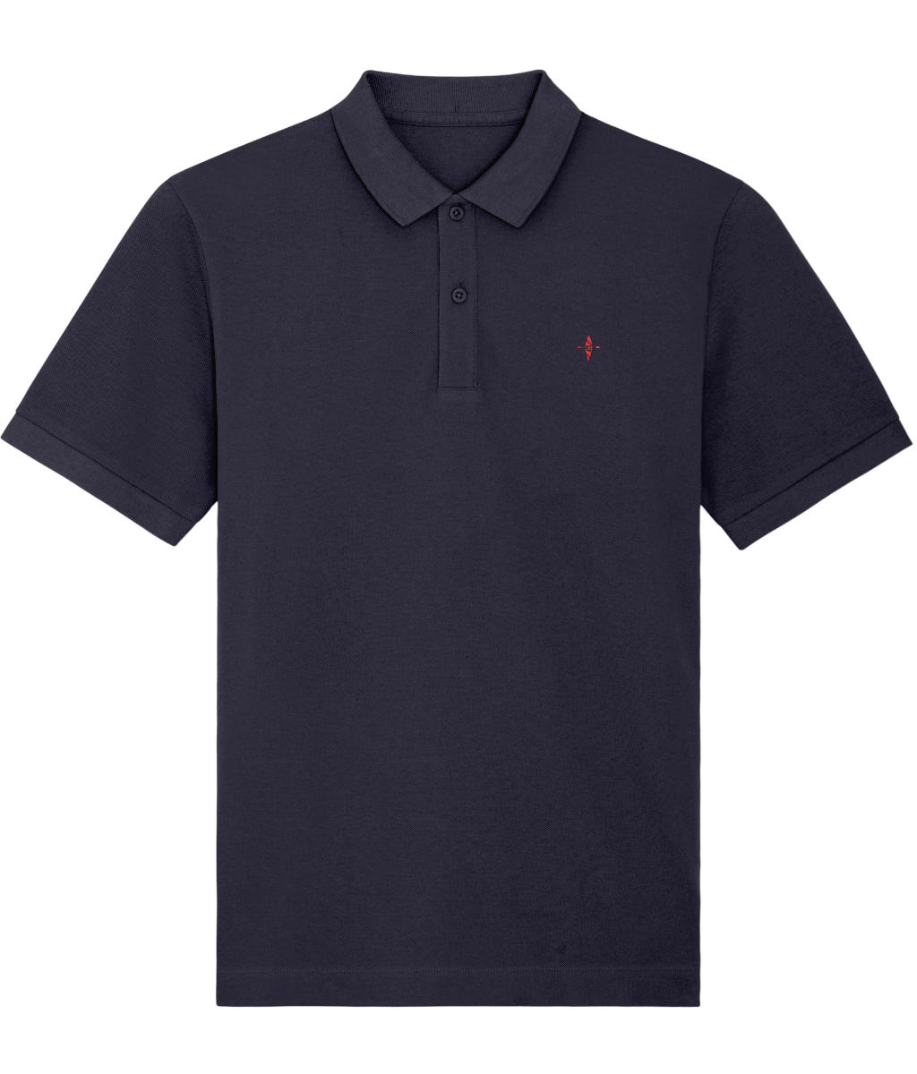 Sunseasand Embroidered.Red Logo Plain Polo Shirt