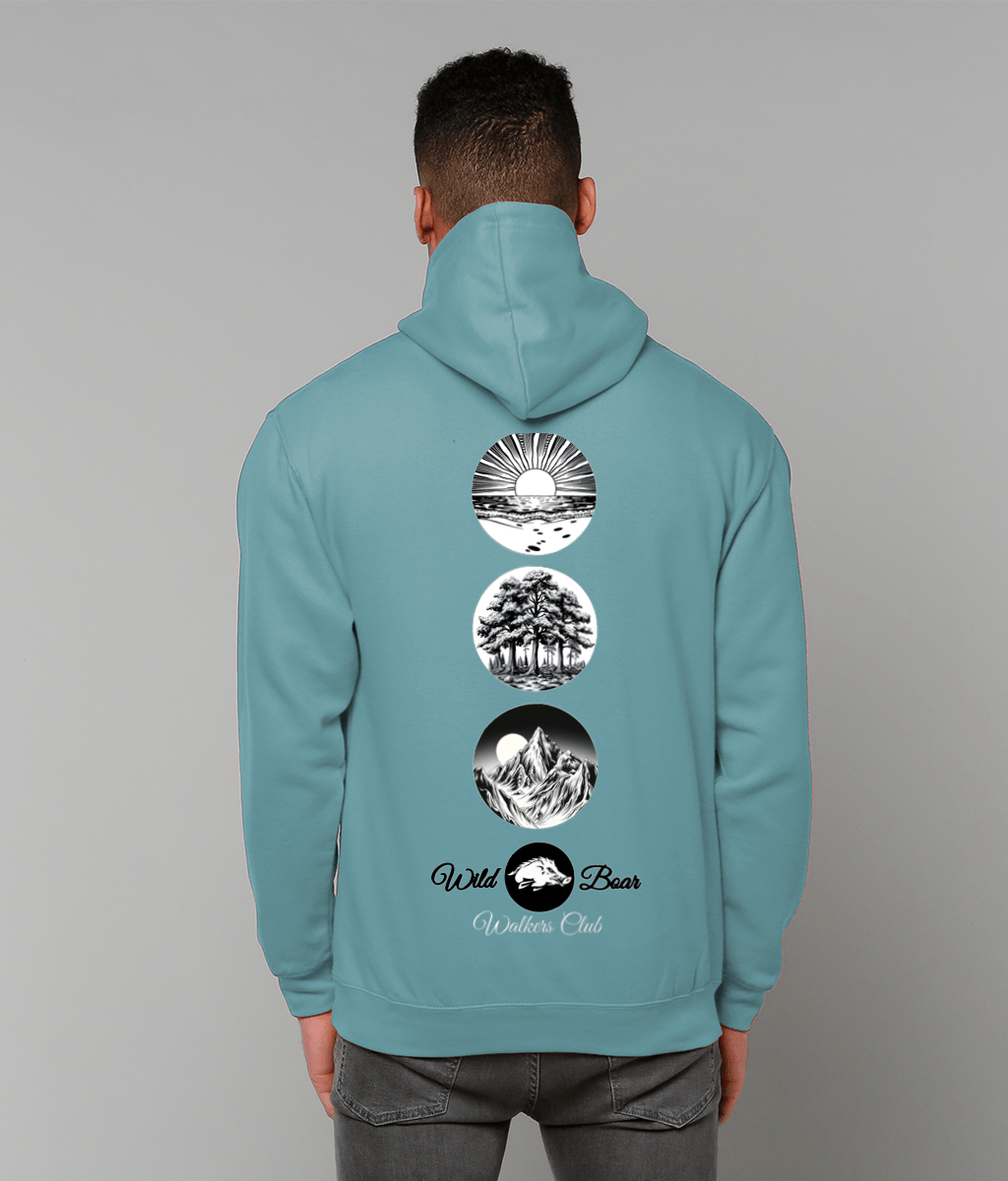 Mens Sunseasand Wild Boar Walkers Club Hoodie