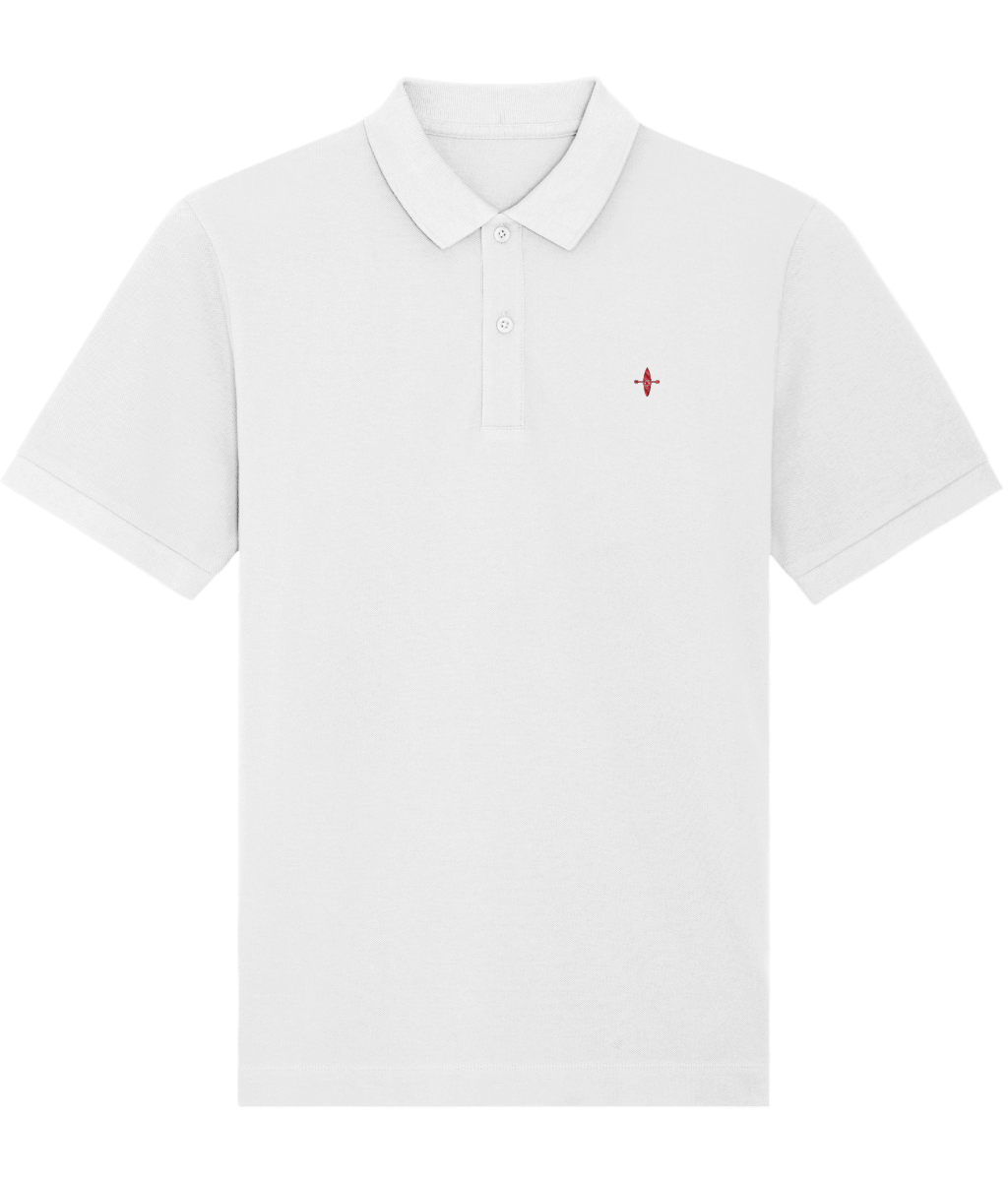 Sunseasand Embroidered.Red Logo Plain Polo Shirt