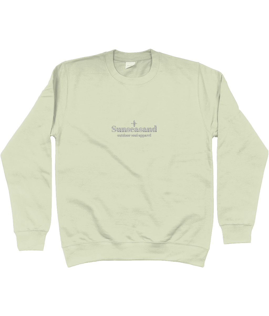 Sunseasand Embroidered Outdoor Soul Apparel Sweatshirt