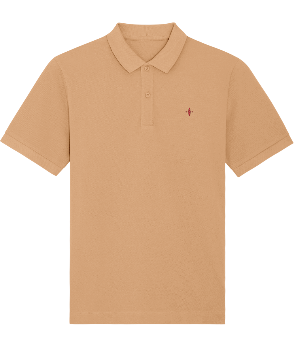 Sunseasand Embroidered.Red Logo Plain Polo Shirt