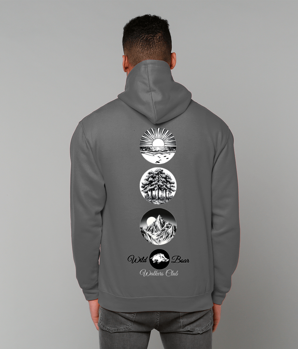 Mens Sunseasand Wild Boar Walkers Club Hoodie