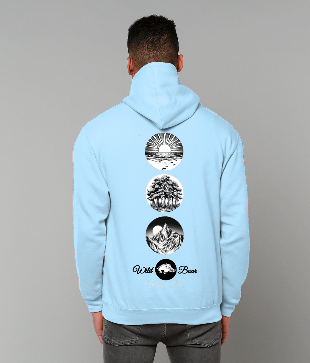 Mens Sunseasand Wild Boar Walkers Club Hoodie