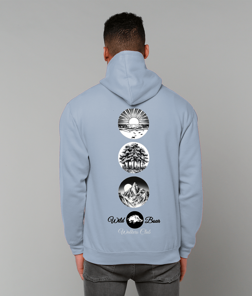 Mens Sunseasand Wild Boar Walkers Club Hoodie