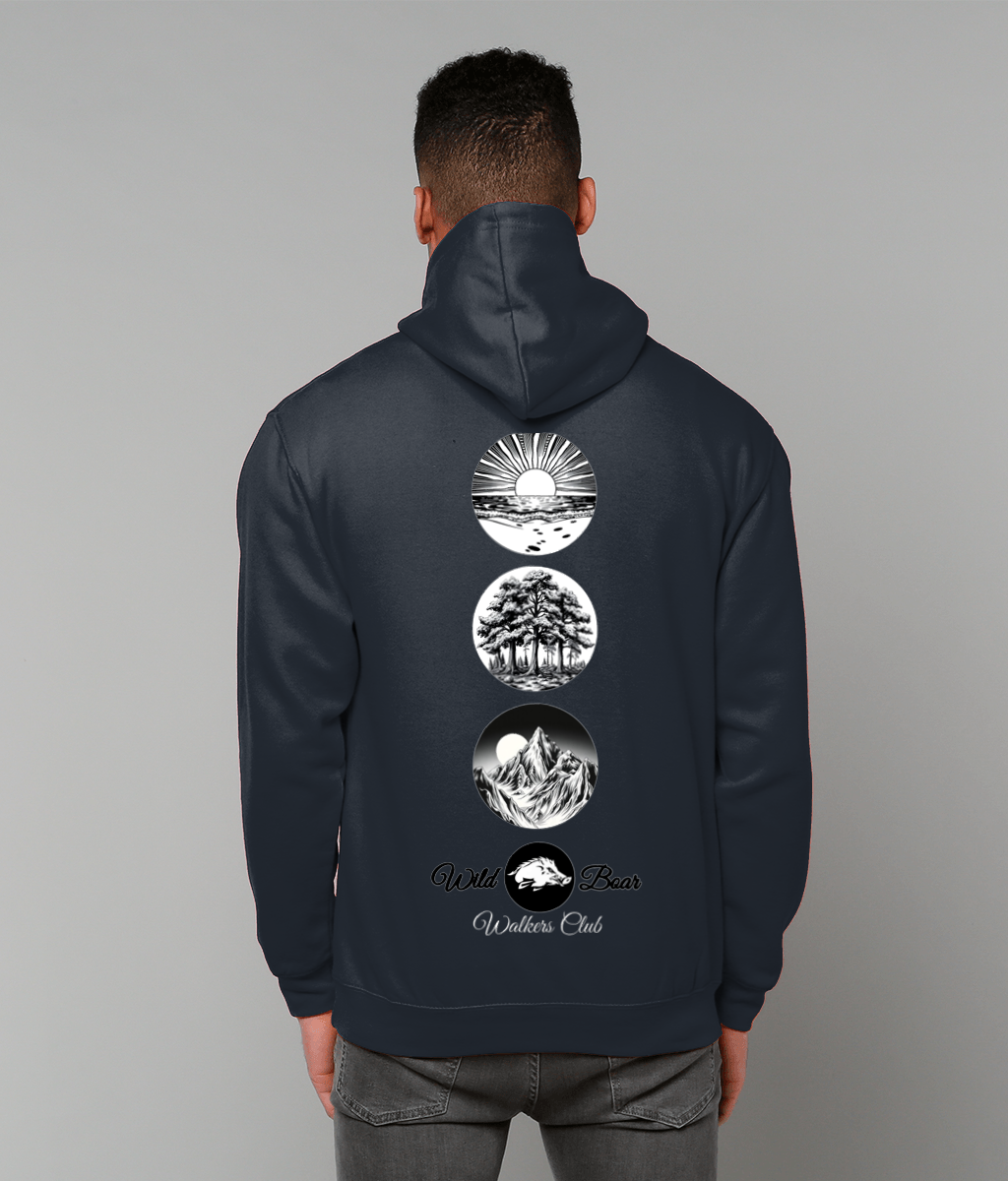 Mens Sunseasand Wild Boar Walkers Club Hoodie