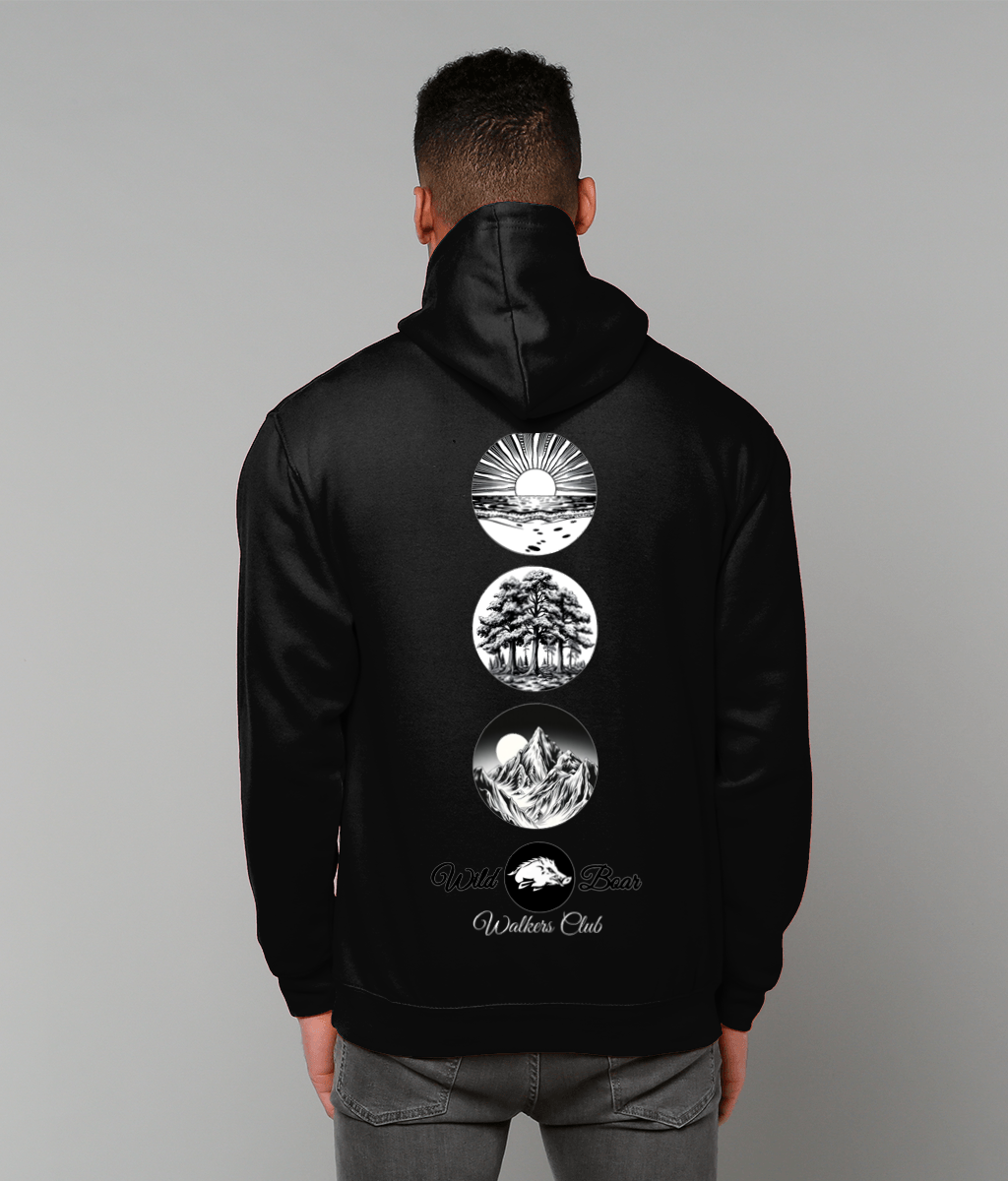 Mens Sunseasand Wild Boar Walkers Club Hoodie