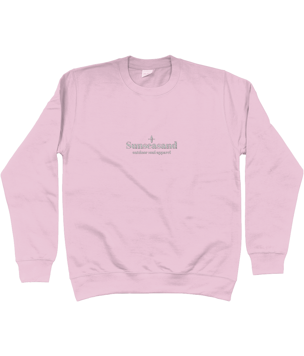 Sunseasand Embroidered Outdoor Soul Apparel Sweatshirt