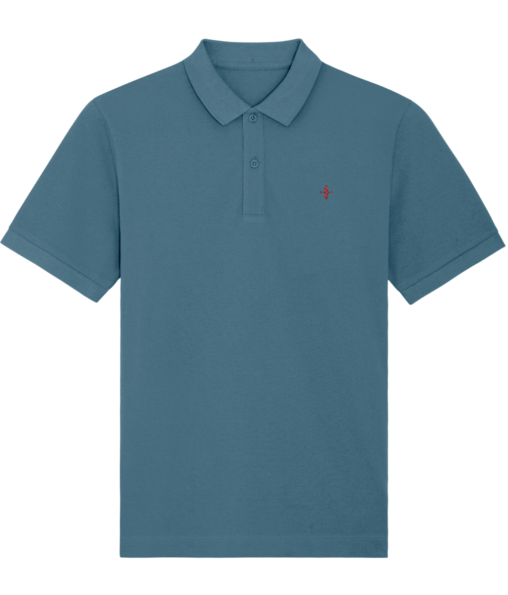 Sunseasand Embroidered.Red Logo Plain Polo Shirt