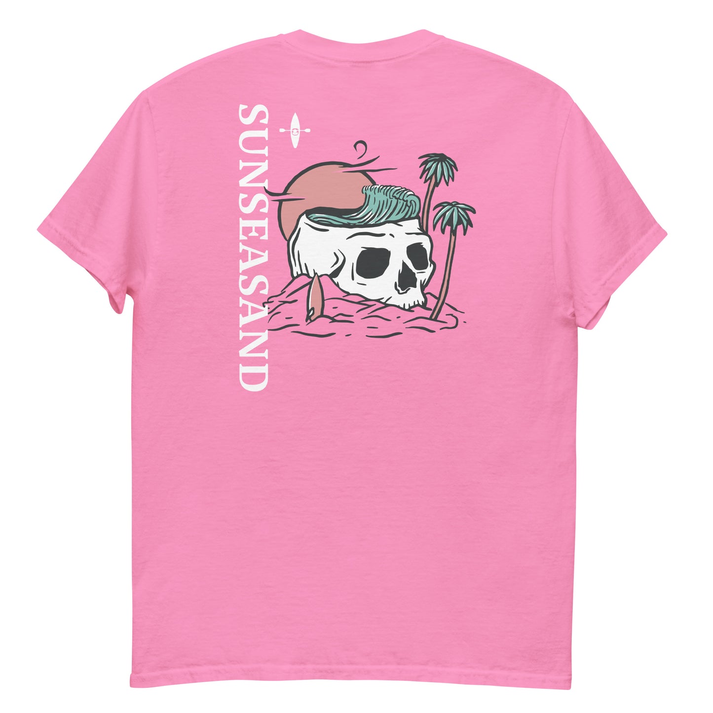 Mens Skull Printed Classic Tee