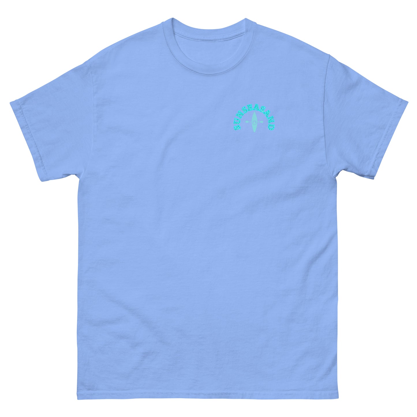 Mens Classic Printed Blue Logo Tee