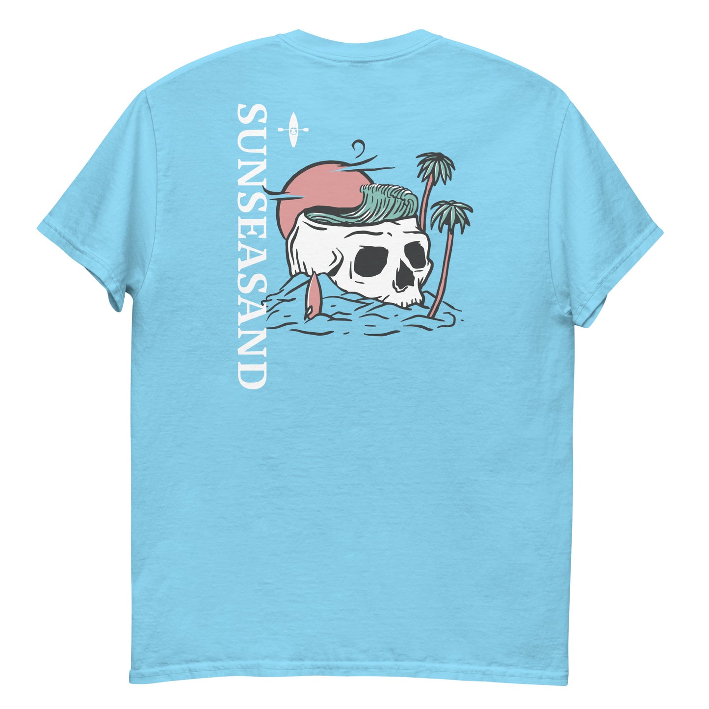 Mens Skull Printed Classic Tee