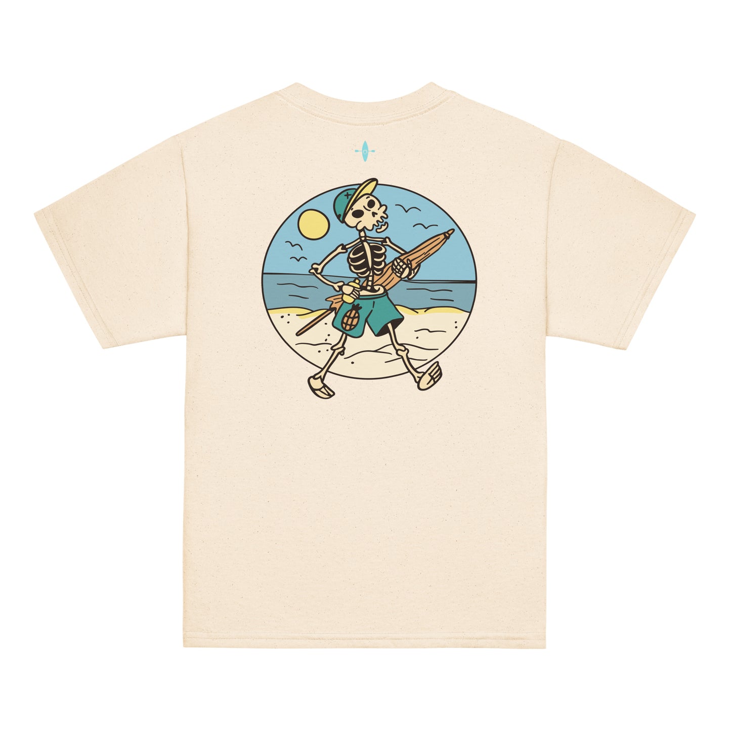 Kids Printed Skeleton Beach Tee